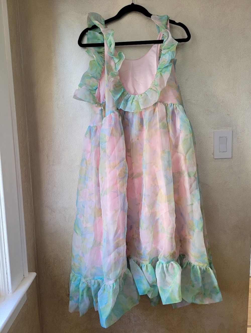 NWT SELKIE MAISON AMORY PASTEL PAINTS ROMANCE GOWN - Picture 7 of 8